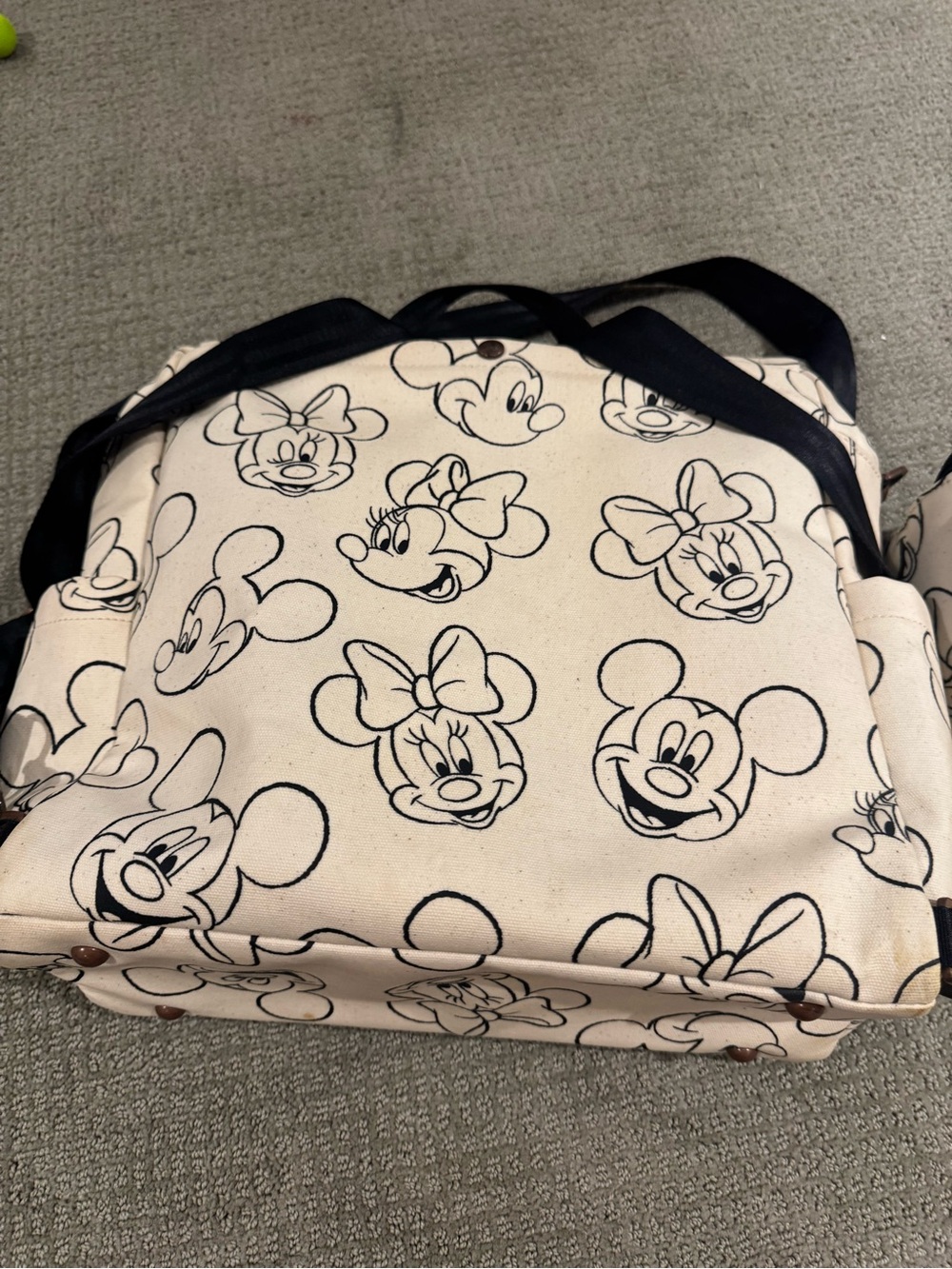 petunia pickle bottom Disney Sketchbook Diaper Bag Lot with Mickey Bag Ring - Picture 6 of 11